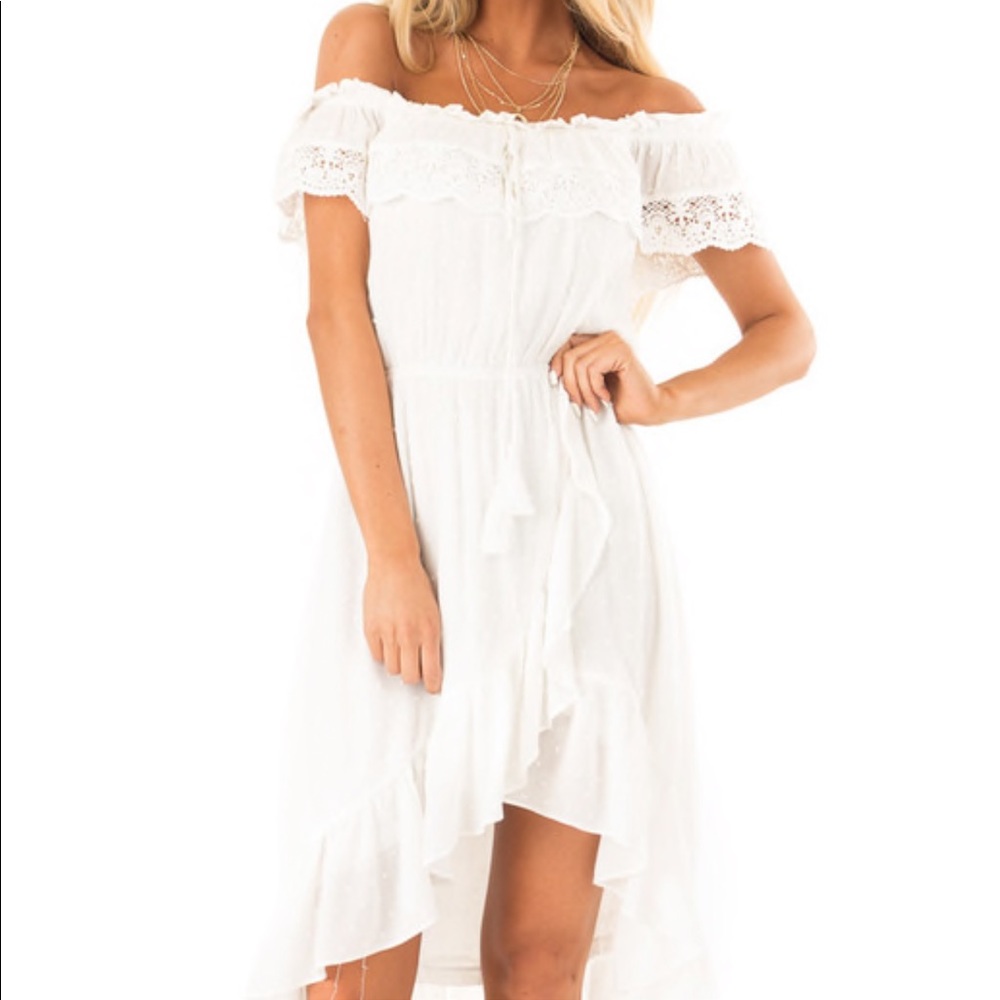 White Boho Dress
